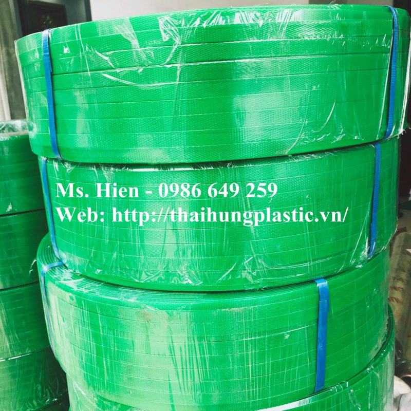 Dây đai PET đóng gạch giá rẻ tại Hà Nội, Bắc Ninh, Hưng Yên, Hải Dương, Vĩnh Phúc